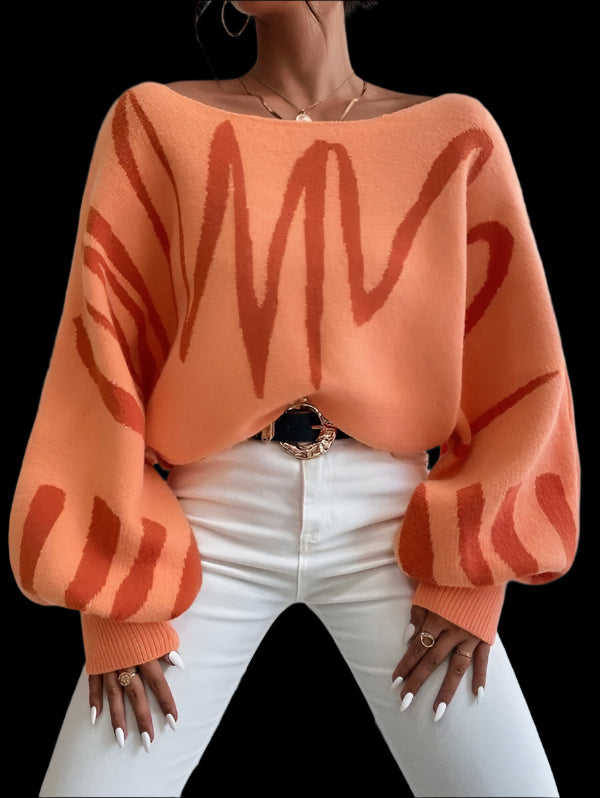 Rumba Oversized balloon sleeve sweater