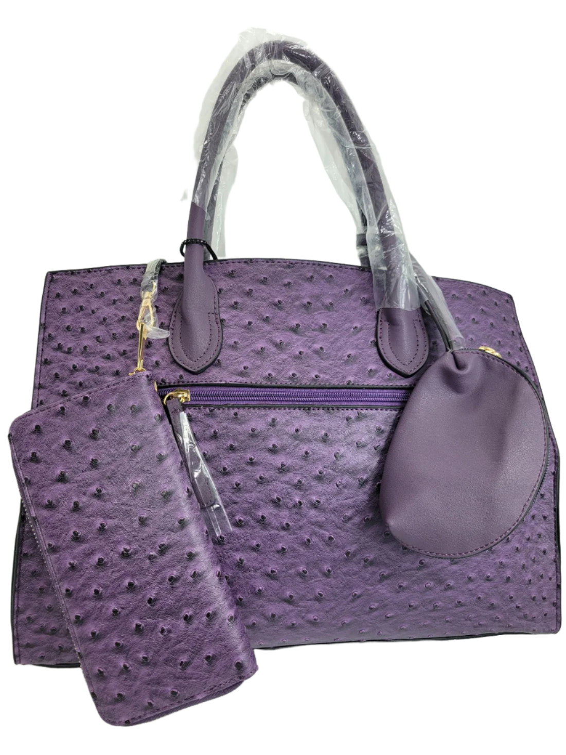 Purple Passion 3-Piece Handbag