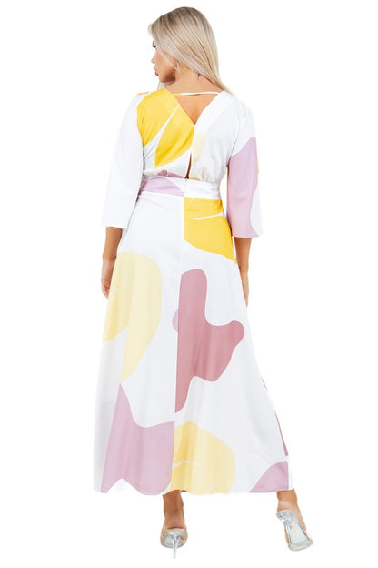 The Artist Canvas Maxi Dress