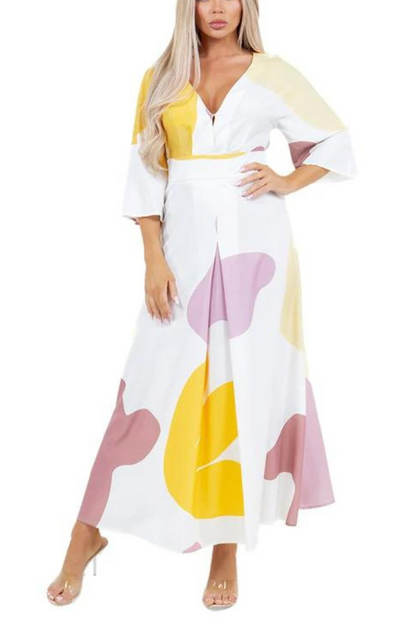 The Artist Canvas Maxi Dress