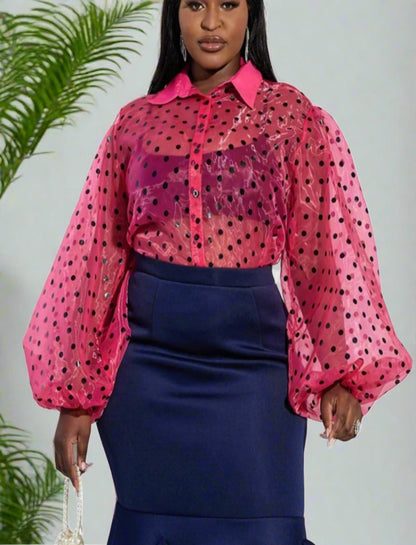 On the Horizon Rose Blouse