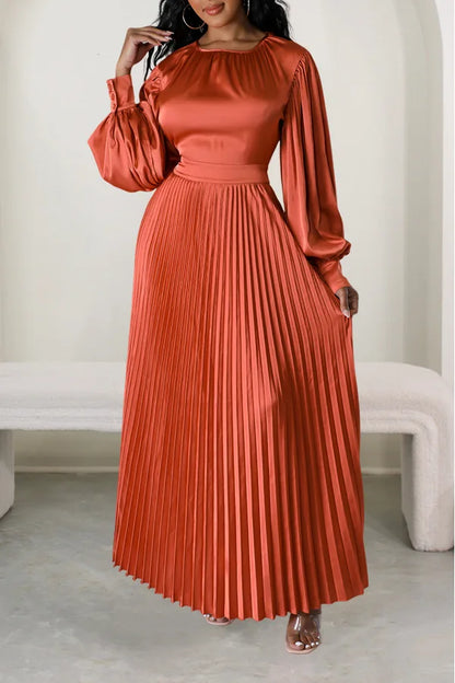 Vonsway Pleated Maxi dress