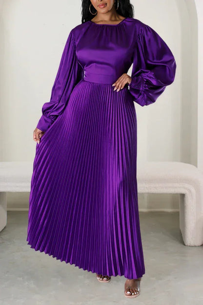 Vonsway Pleated Maxi dress